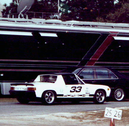 Porsche 914 Negative Side Stripe Decal Set WHITE