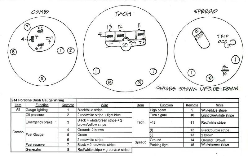 914 tach wiring