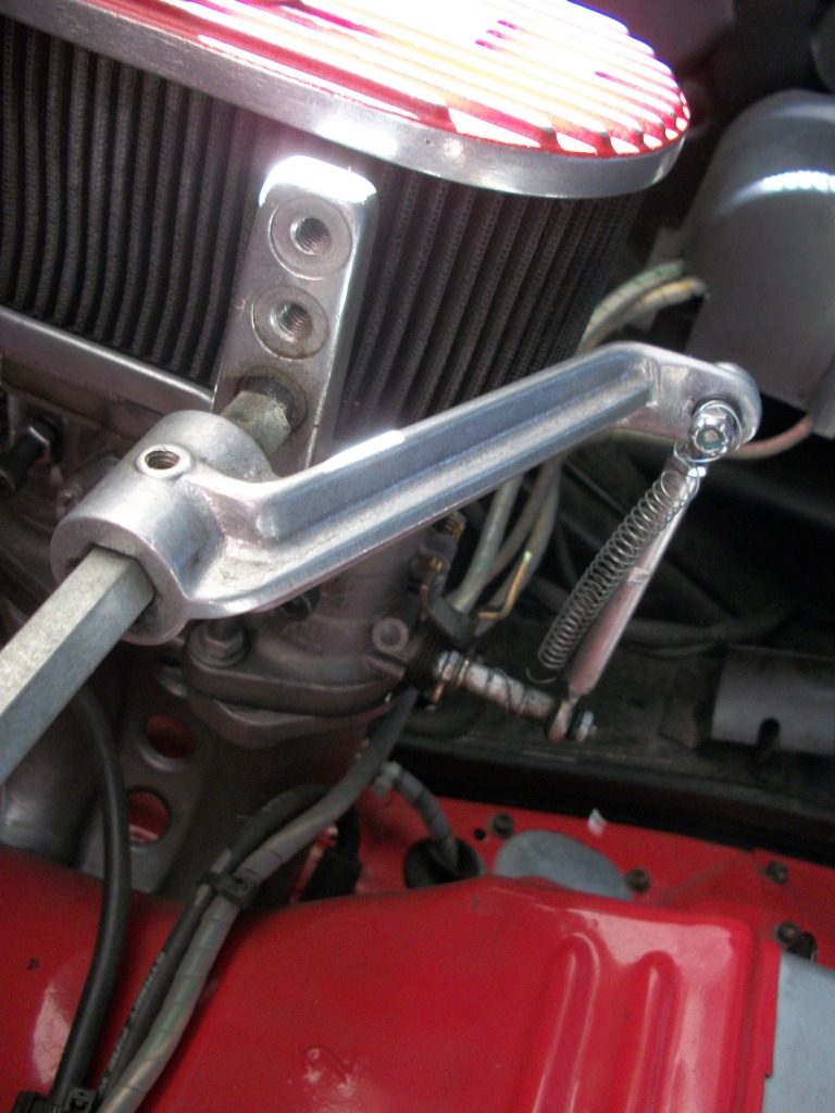 > Tangerine Racing cable linkage